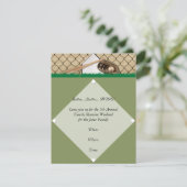 Invitation du groupe Diamond Party de baseball (Debout devant)