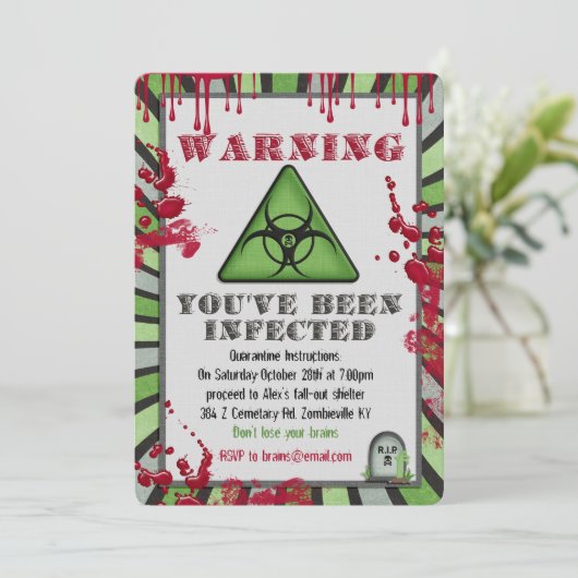 Invitation du groupe d'infection Zombie (Debout devant)