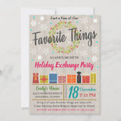 Invitation du groupe Exchange Things Favoris (Devant)