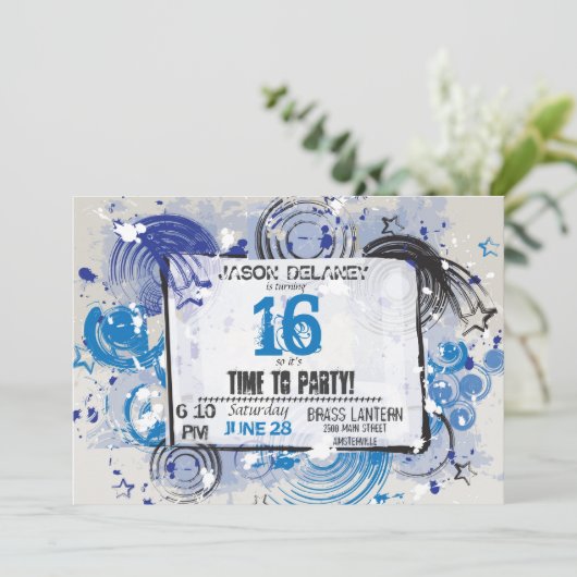 Invitation du groupe Grunge (Debout devant)