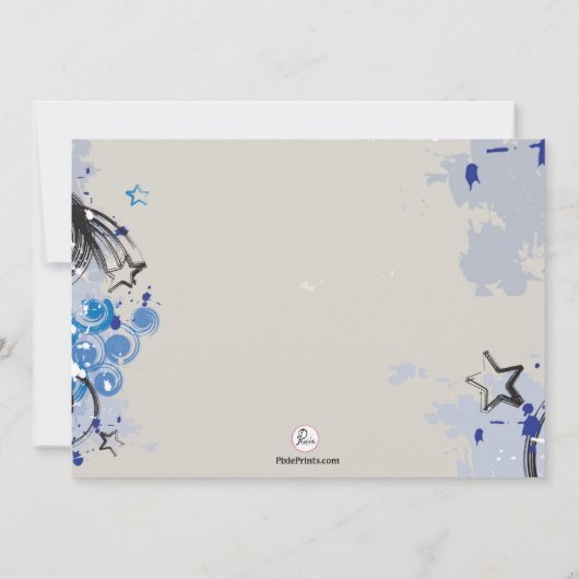 Invitation du groupe Grunge (Dos)