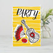 Invitation du groupe Souvenirs espagnol vertical (Debout devant)