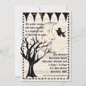 Invitation du Halloween Gothic Party (Devant)