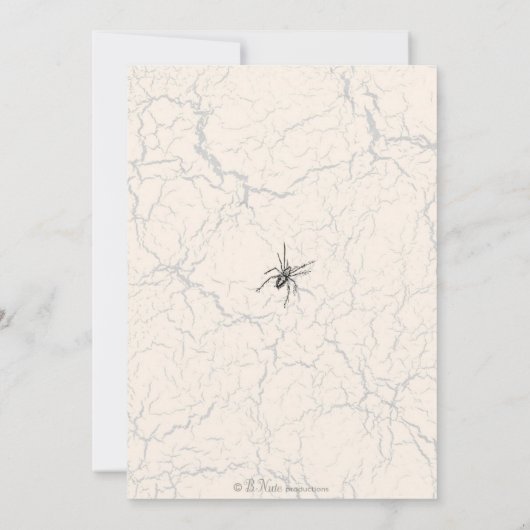 Invitation du Halloween Gothic Party (Dos)