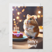 Invitation du Hamster Party (Devant)