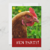 Invitation du Hen Night Bachelorette Party (Devant)