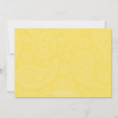 Invitation du Henna Paisley Engagement Party (citr (Dos)