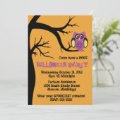 Invitation du Hoot Owl Halloween Party (Debout devant)