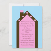 Invitation du House Party Invitation de la maison (Dos)