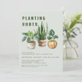 Invitation du House Party plante (Debout devant)