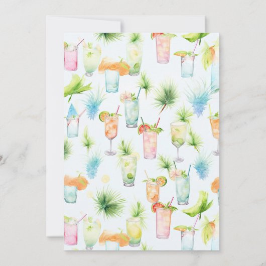 Invitation du jardin Bash House (Dos)