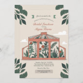 Invitation du jardin botanique d'Atrium (Devant / Derrière)