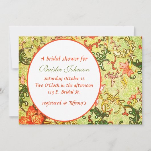 Invitation du Jardin de Baislee (Devant)