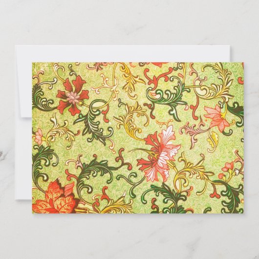 Invitation du Jardin de Baislee (Dos)