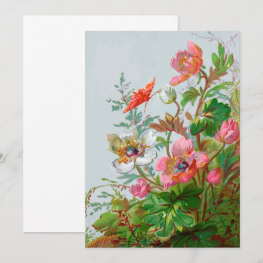 Invitation du jardin de Hérison (Devant / Derrière)