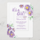 Invitation du jardin de lavande (Devant / Derrière)