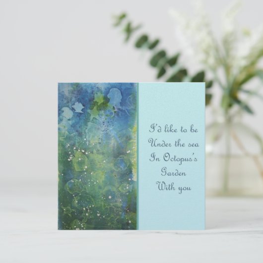 Invitation du jardin de pieuvre (Debout devant)