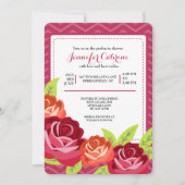 Invitation du jardin de roses (Devant)