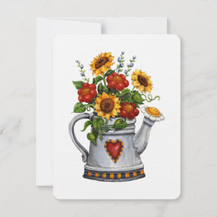 Invitation du jardin de tournesol / Carte blanche
