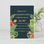 Invitation du Jardin tropical Bachelorette Party (Debout devant)