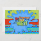 Invitation du jardin Water Party (Dos)