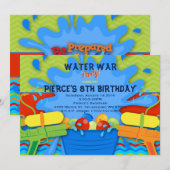 Invitation du jardin Water Party (Devant / Derrière)