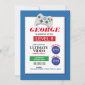 Invitation du Jeu Blue Red Trucks (Devant)