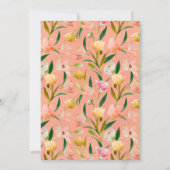 Invitation du jeu de Fête des mariées du Pré-Print (Dos)