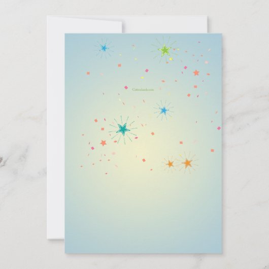 Invitation du Joker April Fool (Dos)