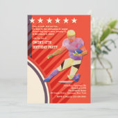 Invitation du joueur de football étoile (Debout devant)