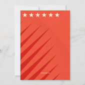 Invitation du joueur de football étoile (Dos)