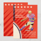 Invitation du joueur de football étoile (Devant / Derrière)