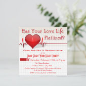 Invitation du jour d'Anti-Valentine de graphique (Debout devant)