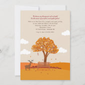 Invitation du jour d'automne (Devant)