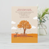 Invitation du jour d'automne (Debout devant)