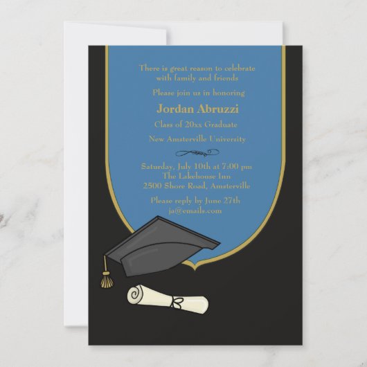 Invitation du jour de début (Devant)