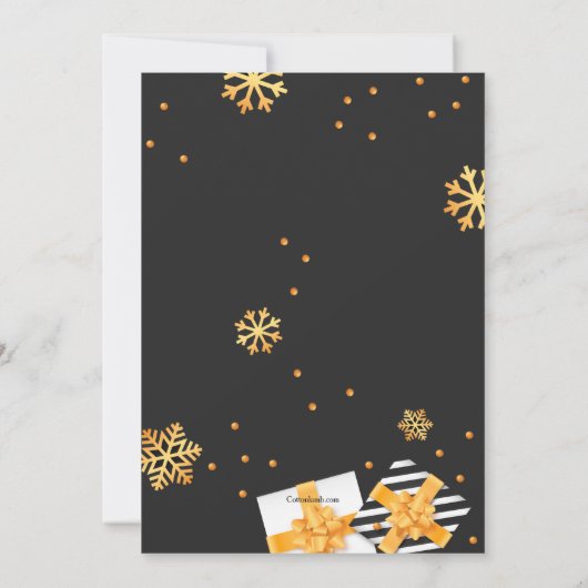 Invitation du jour de la boxe (Dos)