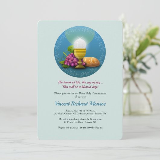 Invitation du jour de la communion (Debout devant)