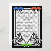 Invitation du jour de la course (Devant / Derrière)