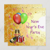 Invitation du Jour de l'An (Devant / Derrière)