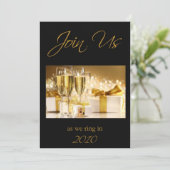 Invitation du Jour de l'An (Debout devant)