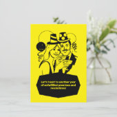 Invitation du Jour de l'An à la fête de la Saint-S (Debout devant)