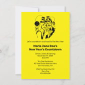 Invitation du Jour de l'An à la fête de la Saint-S (Dos)