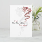 Invitation du Jour de l'An du Dragon 2012 (Debout devant)