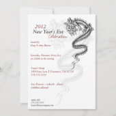 Invitation du Jour de l'An du Dragon 2012 (Devant)