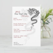 Invitation du Jour de l'An du Dragon 2012 (Debout devant)
