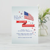 Invitation du Jour de l'Indépendance (Debout devant)