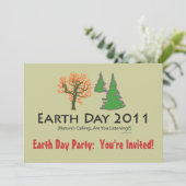 Invitation du Jour de l'terre partie (Debout devant)