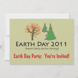 Invitation du Jour de l'terre partie