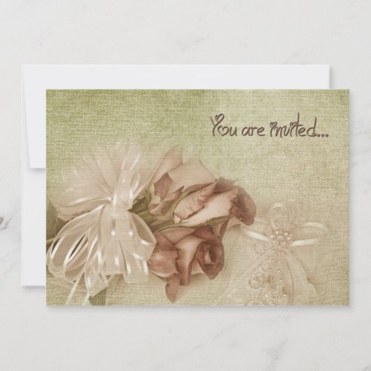 Invitation du jour de mariage (Devant)